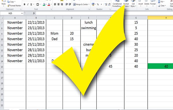 spreadsheet